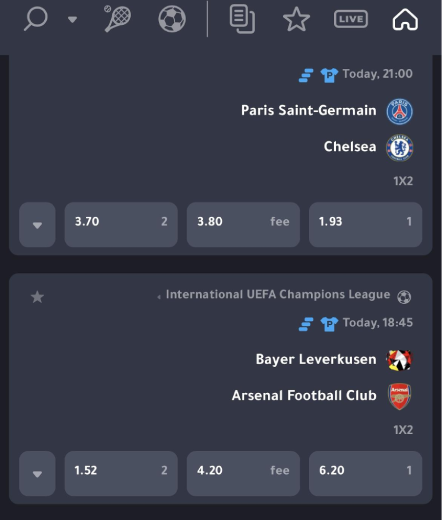 YYY Sports UAE: Odds