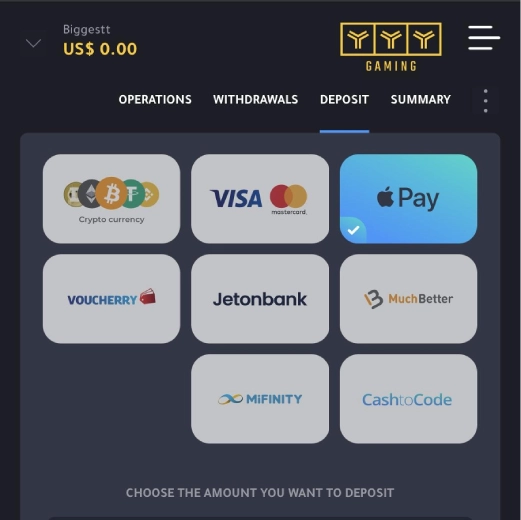 YYY Sports UAE: Payment methods