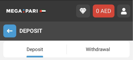 MegaPari Online Sportsbook: Deposits and Withdrawals